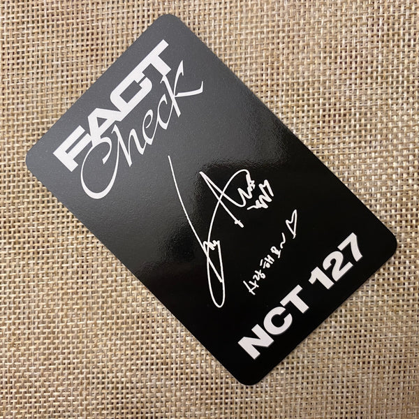 NCT 127 YUTA #1 [ Fact Check ] Official Photocard, QR Version / New, Rare / Gift