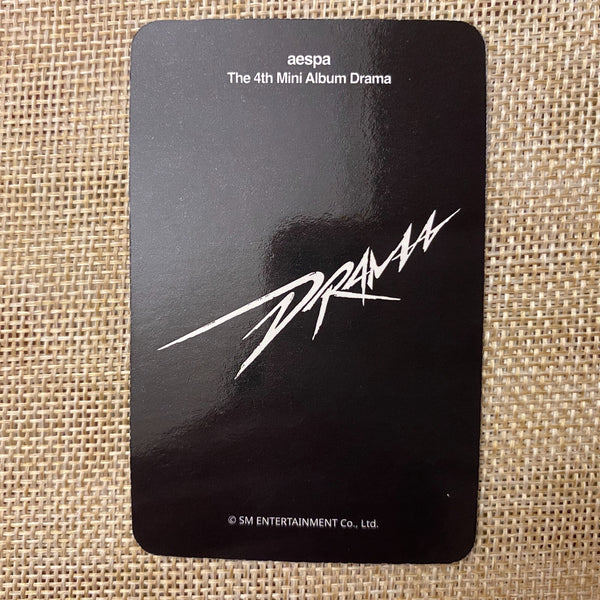 AESPA KARINA [DRAMA] Official Photocard, APPLE KTOWN4U WITHMUU POB / New / Gift