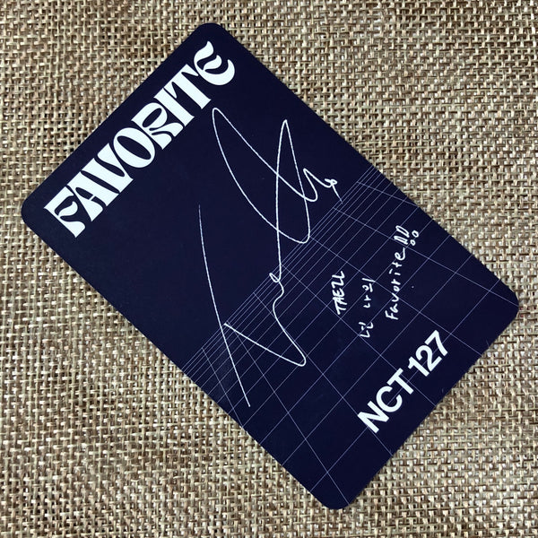 NCT 127 TAEIL [FAVORITE Repackage KIHNO] Official Photocard, Poetic Ver. / Gift
