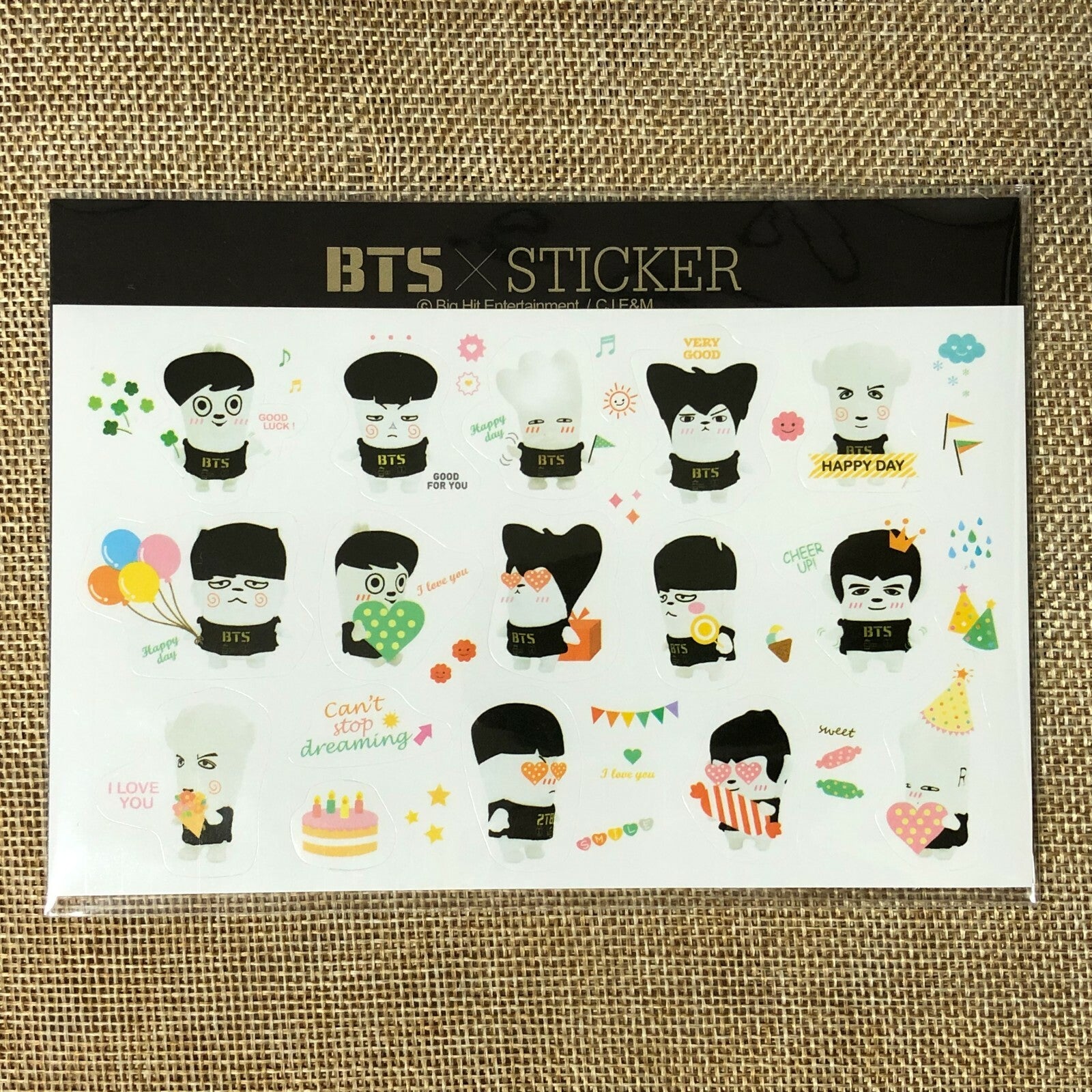 BTS GROUP [ SKOOL LUV AFFAIR ] Official Sticker Set / New, Rare / Gift