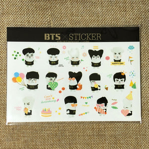 BTS GROUP [ SKOOL LUV AFFAIR ] Official Sticker Set / New, Rare / Gift