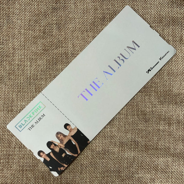 BLACKPINK GROUP #2 [The Album] Official Limited Photo Ticket, KTOWN4U / Gift