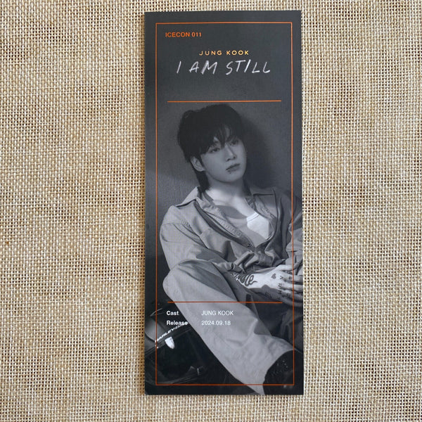 BTS JUNGKOOK [That's The Ticket] Official Photo Ticket Set, Movie I AM STILL / N