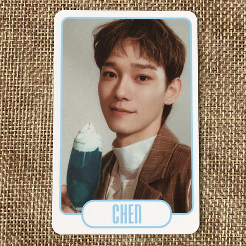 EXO CHEN [CREAM SODA POP-UP] Official Trading Card Photocard, B Ver. / Gift