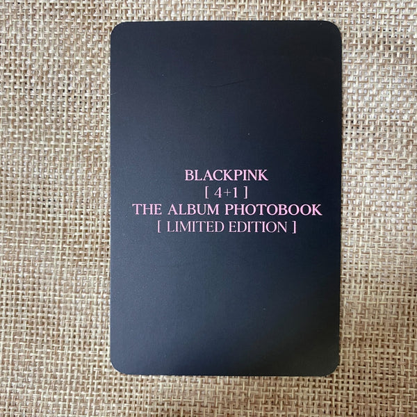 BLACKPINK JENNIE [4+1 THE ALBUM] Official Photocard, Photobook POB / New / Gift