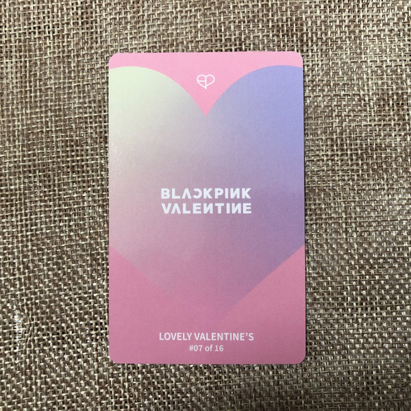 BLACKPINK ROSE #2 [ THE GAME Photocard Collection ] Valentine's Ed / New/GFT