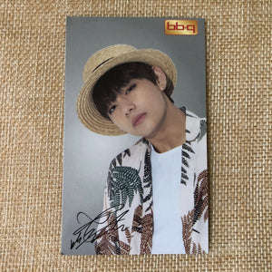 BTS V #3 [ BBQ ] Official Photocard / New / Gift