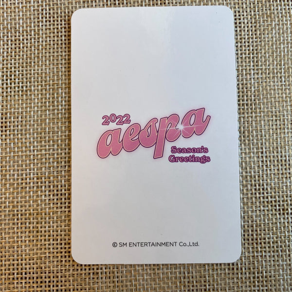 AESPA GISELLE [2022 Season's Greetings Alladin] Official Photocard / New / Gift