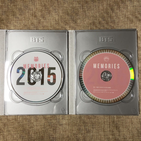 BTS [ Memories of 2015 ] Official DVD Region 1,3,4,5,6 + Photobook / EN