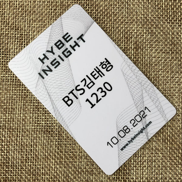 BTS V #2 [ Hybe Insight ] Official Photocard Ticket / New / Gift