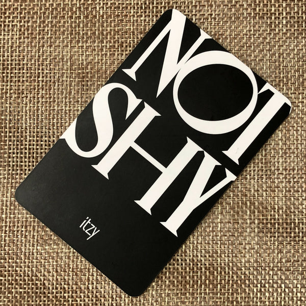 ITZY RYUJIN YUNA [ NOT SHY ] Official Photocard, 3rd Mini Album / New / Gift