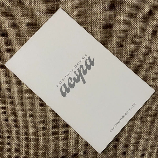 AESPA NINGNING [ 2023 Season's Greetings ] Official Postcard / New / Gift