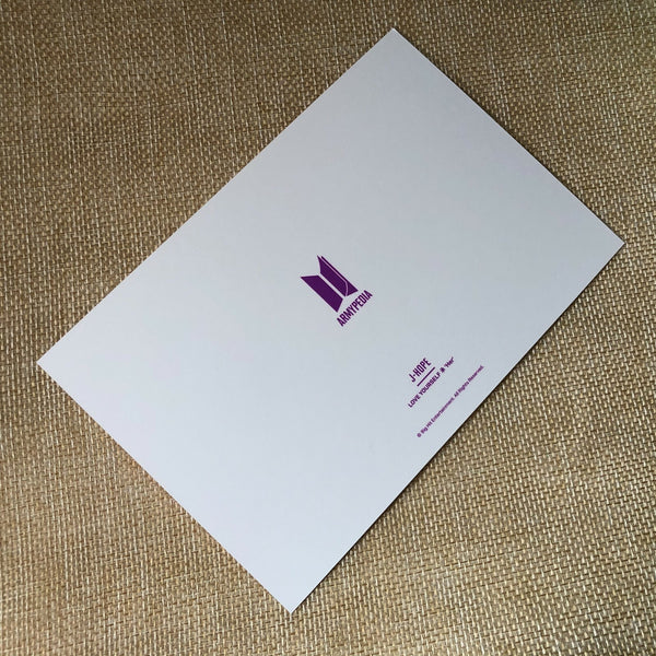 BTS J-HOPE [Armypedia Love Yourself Her] Official Postcard Photocard / Gift
