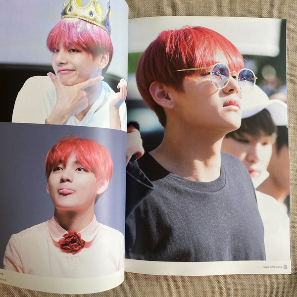 BTS V [ 2018 TAETAELAND 2nd Exhibition Photobook ] 100 pg / New / Gift
