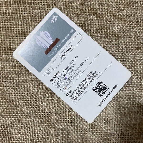 BTS RM [PROOF Weverse POB Island : In The SEOM] Official Photocard / New / Gift