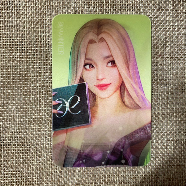 AESPA WINTER [ Black Mamba Official Lenticular Photocard ] New, Rare / Gift