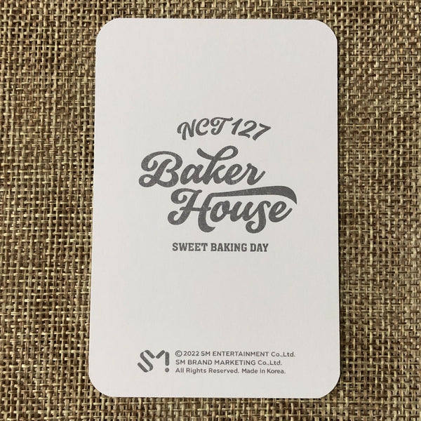 NCT 127 JUNGWOO #1 [BAKER HOUSE] Official Random Photocard, SMTOWN / New / Gift