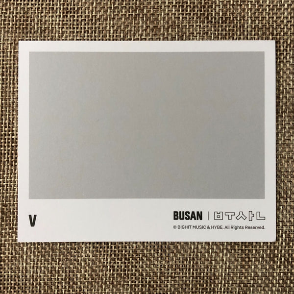 BTS V TAEHYUNG [YET TO COME BUSAN MERCH] Official Instant Photocard / New / Gift
