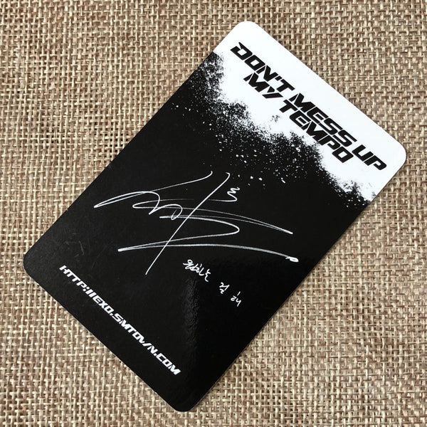 EXO SEHUN [Don't Mess Up My Tempo] Official Photocard, Allegro 5th Album / Gift