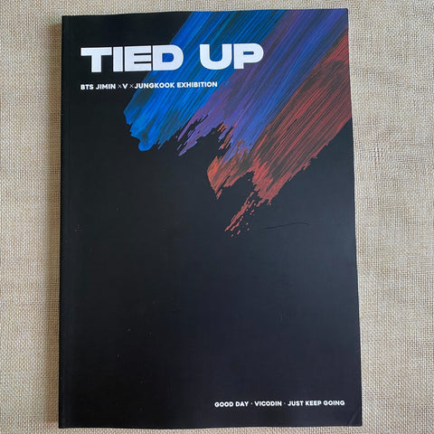 BTS JIMIN V JK [TIED UP Exhibition] Photobook, 112 pg 21x29 cm / New, Rare /+G