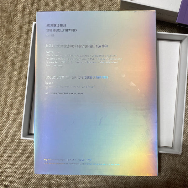 BTS [Love Yourself New York] Blu-ray + Photobook + CD + Mini Poster / No PC /+G