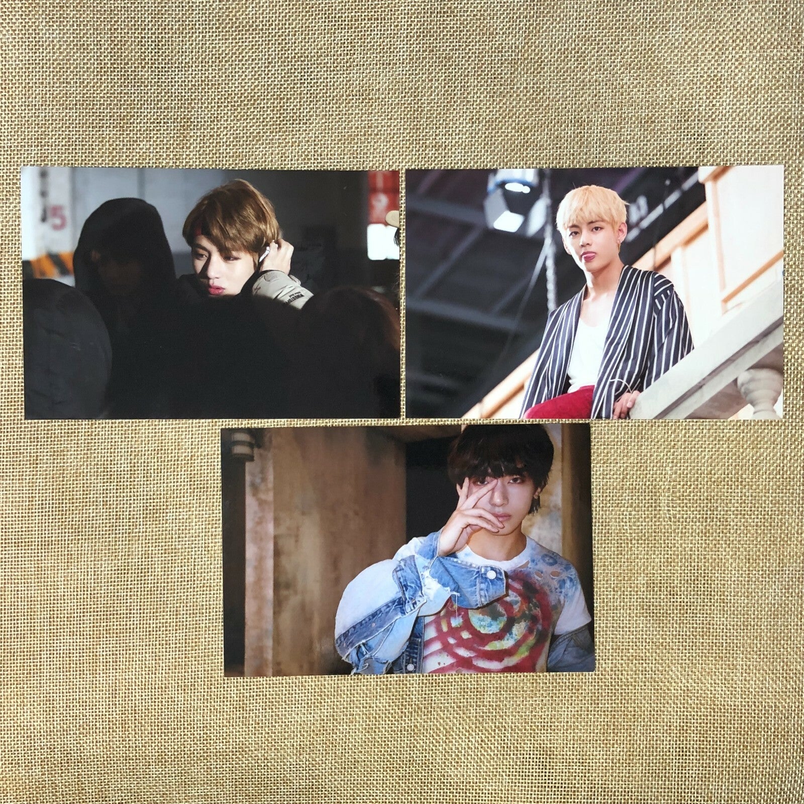 BTS V #29 [ Oh, always Exhibition ] Official Live Photo Set of 3 / New / Gift