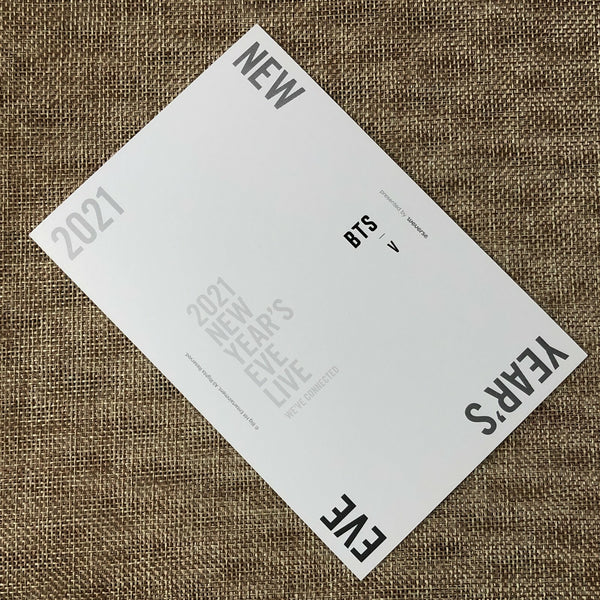 BTS V TAEHYUNG [ 2021 NEW YEAR'S EVE LIVE ] Official Postcard / New / Gift