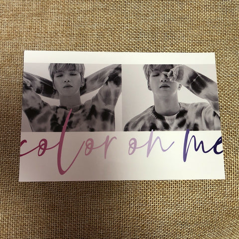 WANNA ONE KANG DANIEL #3 [Color On Me] Official Postcard, 1st Single / Gift