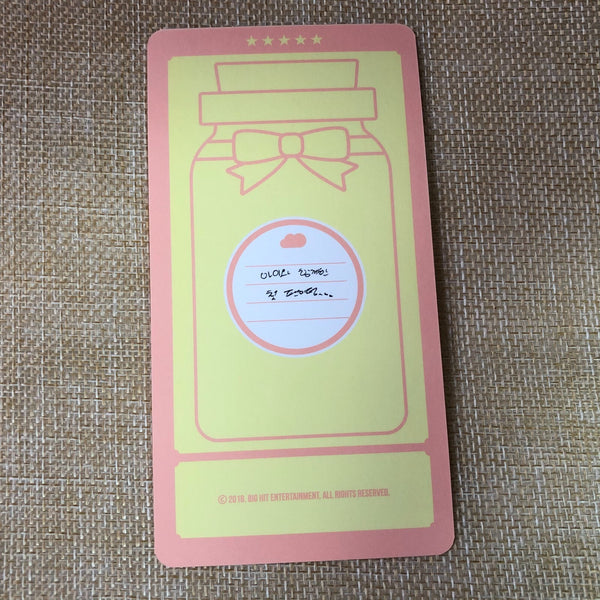BTS J-HOPE #5 [4th Muster Happy Ever After] Official Cloud Photocard / Gift