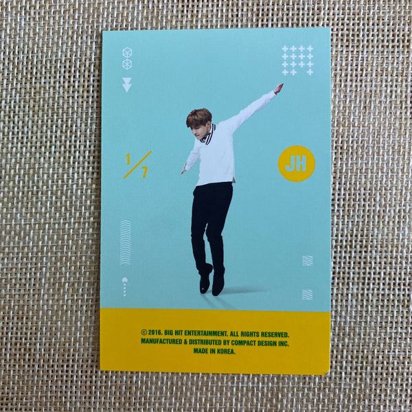 BTS J-HOPE 1/7 [3rd Muster ARMY.ZIP] Official Player Card Photocard / New / Gift