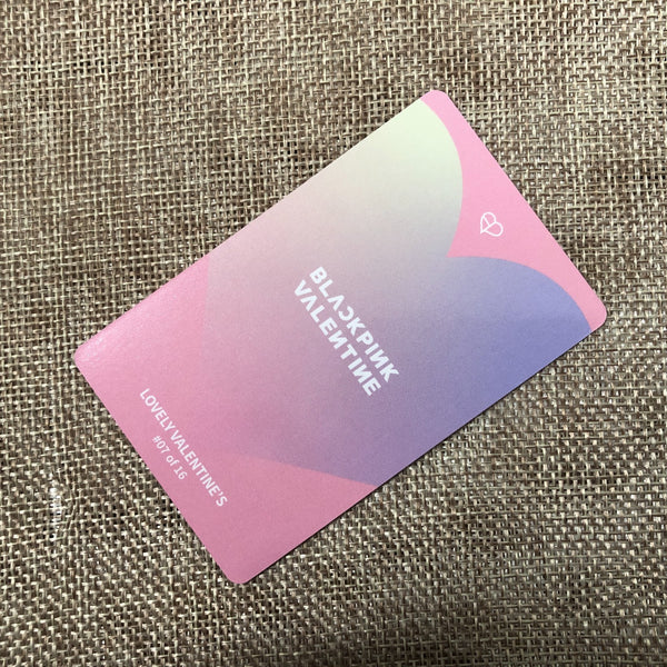 BLACKPINK ROSE #2 [ THE GAME Photocard Collection ] Valentine's Ed / New/GFT