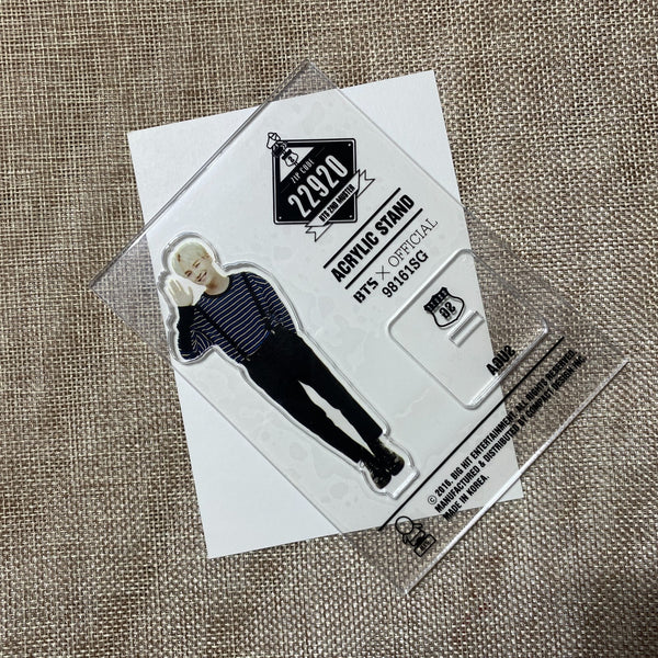 BTS SUGA [ ARMY 2nd Muster ZIP CODE 22920 ] Official Acrylic Stand / New / Gift
