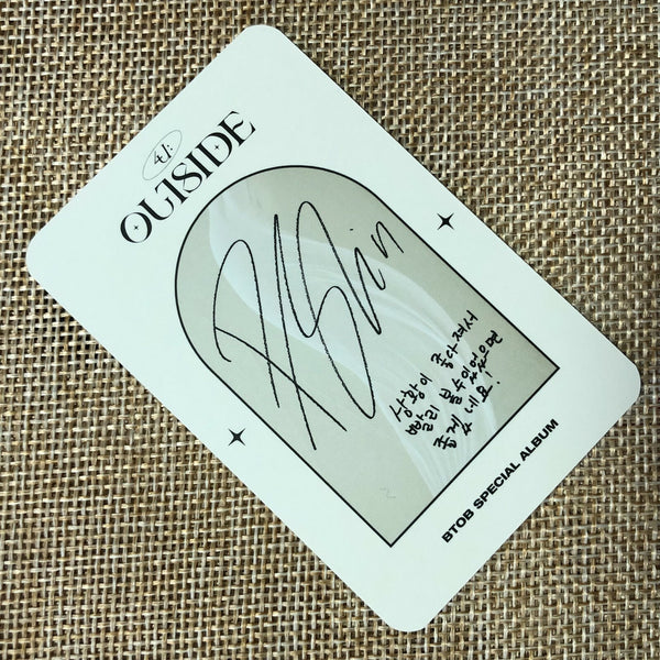 BTOB 4U PENIEL #2 [ OUTSIDE ] Official Photocard, Special Awake Ver / New / Gift