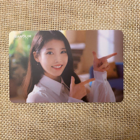 IU #11 [ BANOLIM Pizza ] Official AR Photocard, Limited PVC / New, Rare / Gift