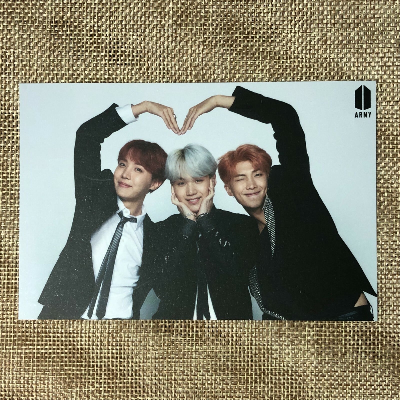 BTS J-HOPE SUGA RM [Wings Tour Final 4th Army Booth] Official Photocard / Gift