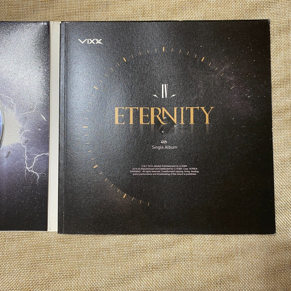 VIXX [Eternity] Hand Signed Autographed Album with Photocard Set / Promo / Mint
