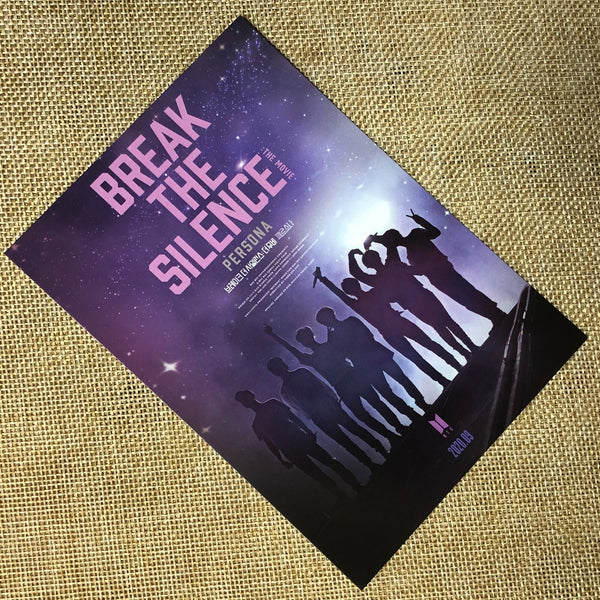 BTS Movie #2 [ Break The Silence ] Official Postcard / New / Gift