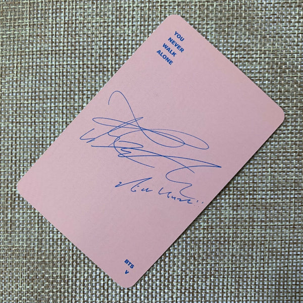 BTS V Taehyung [YNWA You Never Walk Alone] Official Photocard / New, Rare / Gift