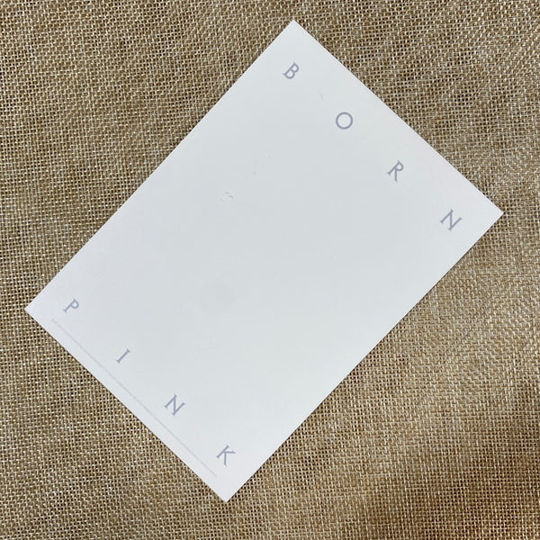 BLACKPINK ROSE [ Born Pink ] Official Postcard, Box Set Ver / New, Rare / Gift