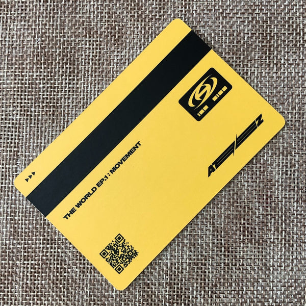 ATEEZ WOOYOUNG [THE WORLD EP.1 : MOVEMENT] Official ID Photocard, Diary / Gift
