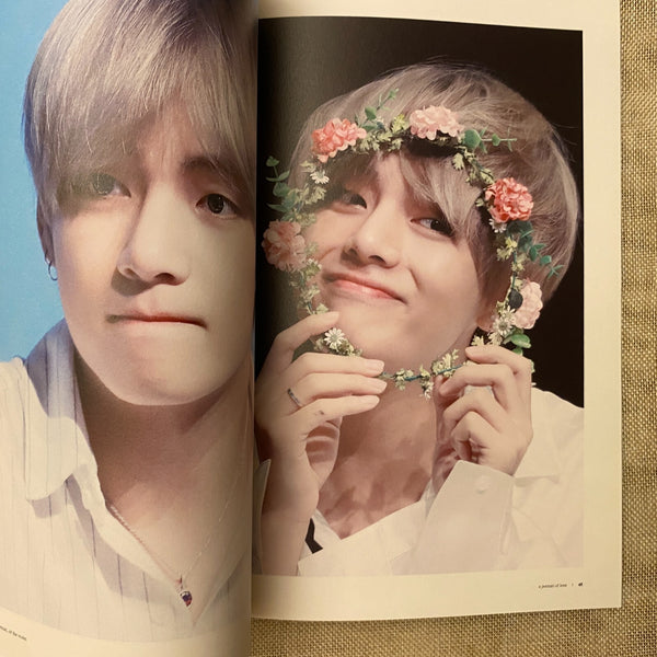 BTS V [Portrait Of The Violet Exhibition] Photobook, 64 pg 21x29 cm / New / Gift