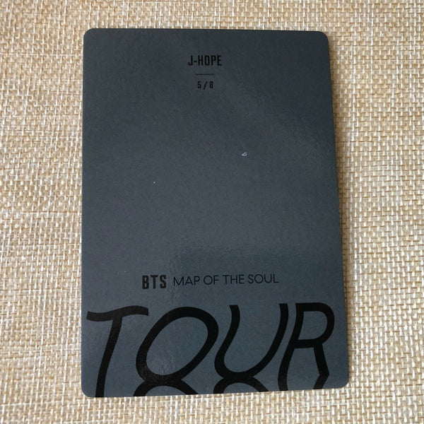 BTS J-HOPE 5/8 [ Map Of The Soul Tour ] Official Mini Photocard / New / Gift