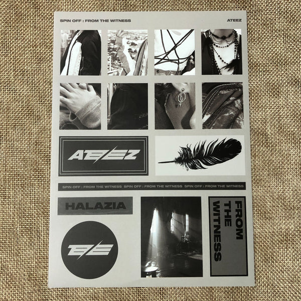 ATEEZ SIGNED Album [ SPIN OFF : From the Witness Promo DVD ] Autographed / Gift