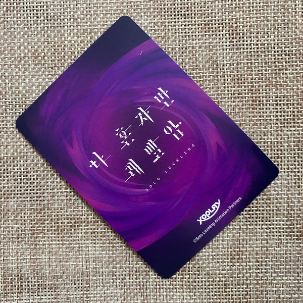 Solo Leveling SL01-30 / Normal Card (1pc)  Korean Webtoon Official Trading Card