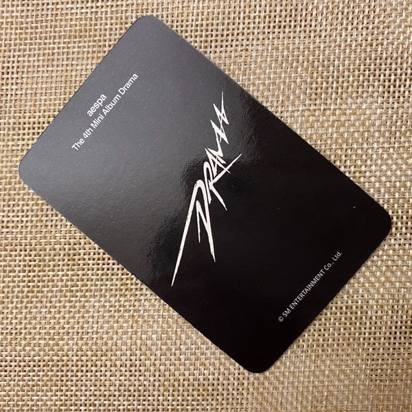 AESPA KARINA [DRAMA] Official Photocard, APPLE KTOWN4U WITHMUU POB / New / Gift