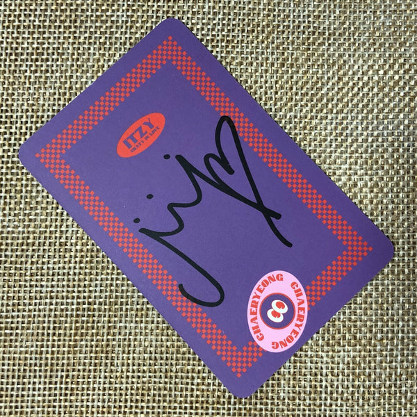 ITZY CHAERYEONG #4 [CRAZY IN LOVE Special Ed.] Official Photocard, 1st Album/+G