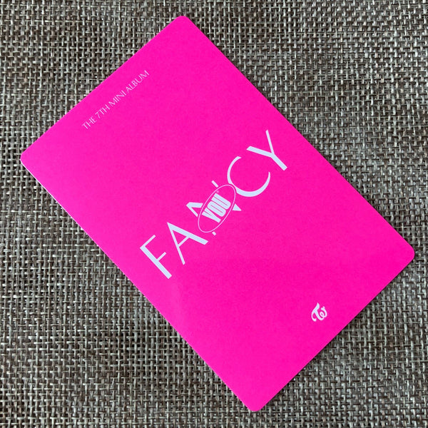 TWICE CHAEYOUNG [ FANCY YOU ] Official Pre-Order Photocard, B Ver. / New / Gift