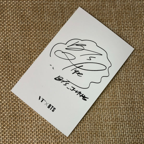 BTS J-HOPE #1 [VT Think Your Teeth] Official Photocard, Black White / New / Gift
