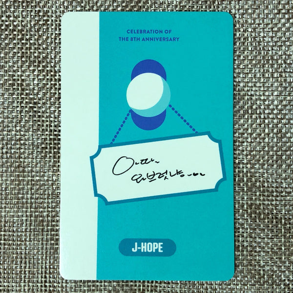 BTS J-HOPE [FESTA D-Day Calendar 8th Anniversary] Official Photocard / Gift