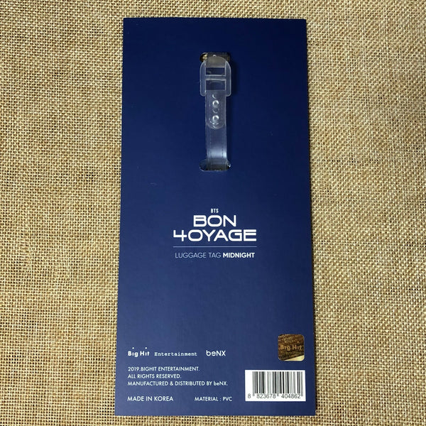 BTS [ BON VOYAGE Season 4 ] Official Luggage Limited Tag / New / Gift